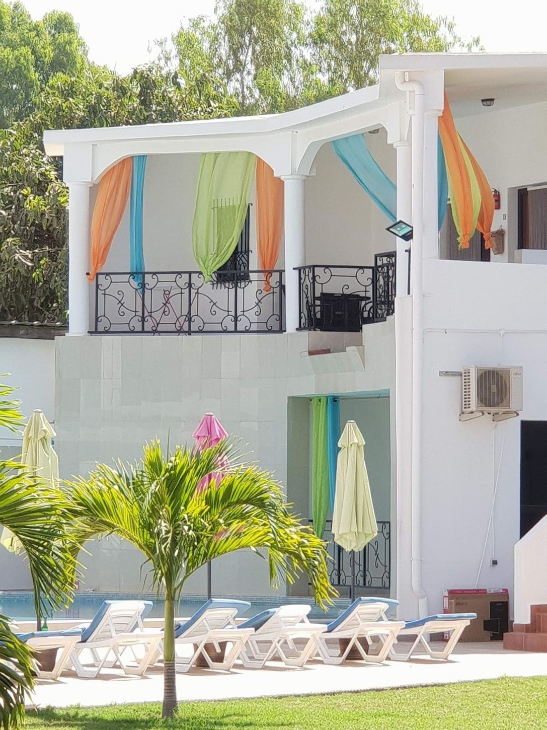 Block 1 poolside apartments at Luigi's Complex